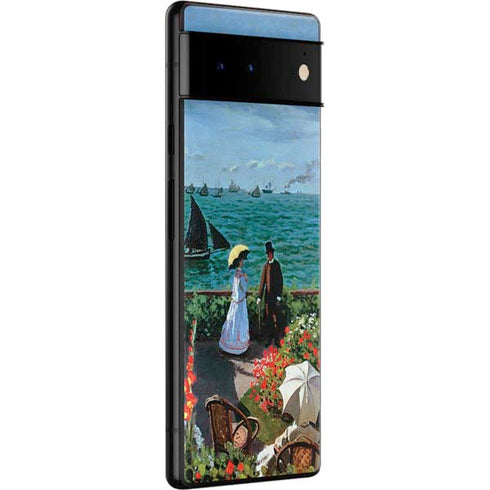 Claude Monet The Terrace at Sainte-Adresse Google Pixel 6 Pro Skin